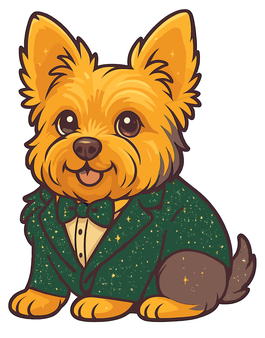 Contact Kooper in his sparkly tux